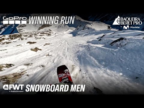 Victor de Le Rue GoPro POV Winning Run I Snowboard Men I FWT 2025 Baqueira Beret Pro by Movistar