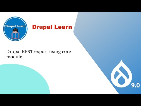 Drupal Rest Export using RESTful Web Services