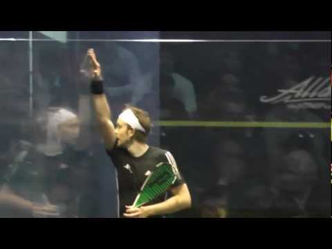 James Willstrop vs. Mohamed El Shorbagy - volleydrop