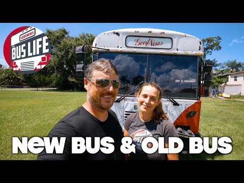 Plumbing the New Bus & Painting the Old | Bus Conversion pt. 47 | The Bus Life