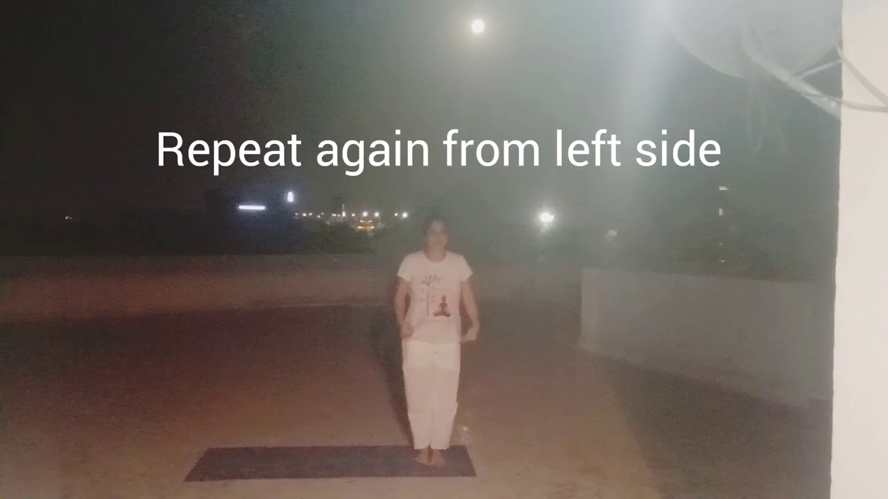 Chandranamaskar (moon salutation) on full moon at Arti's Yoga at health 1st