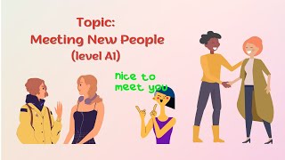 English shadowing | Meeting New People | Level A1 | How to improve English