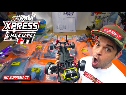 XPRESS FT1 FWD 1/10 Competition RC touring Kit BUILD *RCMart unboxing*