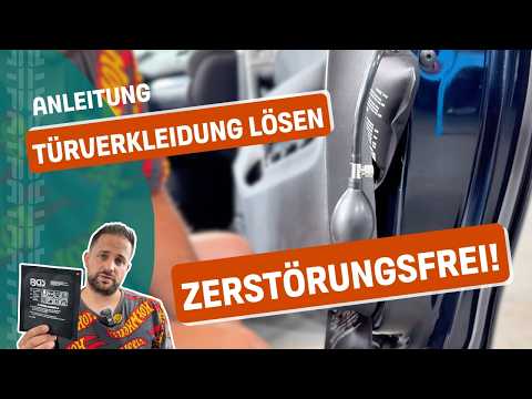 Türverkleidung lösen ohne Schäden mit dem BGS Spreizkissen! 🔧