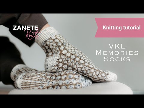 How to knit the VKL Memories Socks: Full Tutorial