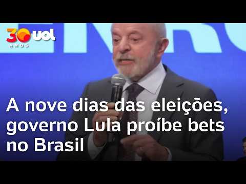 Lula veta bets a 9 dias do 1º turno e contraria medidas da própria gestão