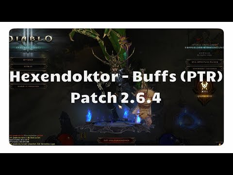 Diablo 3: Der Hexer mit Patch 2.6.4 & Season 16 (PTR)