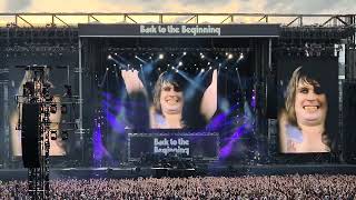 Black Sabbath - Back to the Beginning- Ozzy Osbourne intro
