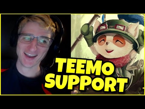 A very weird (BUT EXCITING) game of TEEMO SUPPORT! - (League of Legends)