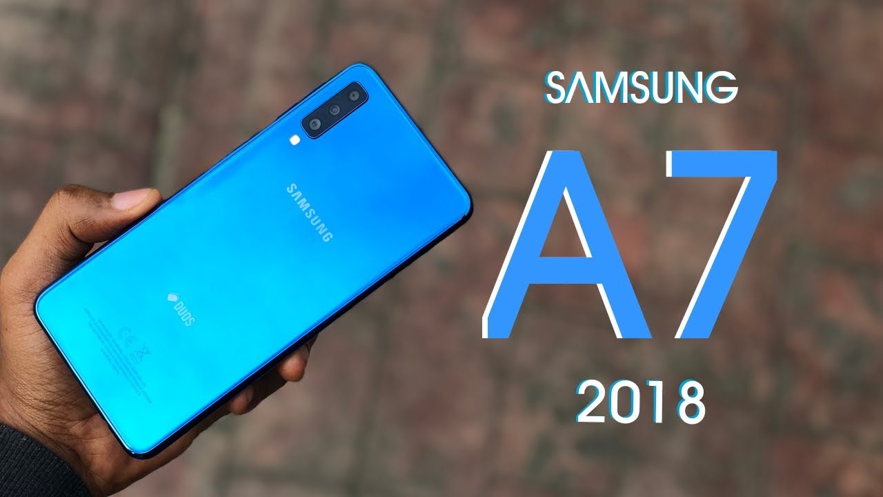 Samsung Galaxy A7 2018 Unboxing and Review "BLUE"