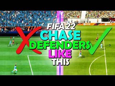 The CORRECT way to CHASE DOWN DEFENDERS in FIFA 22!