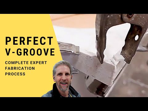 How To V-Groove an Edge on a Corian Solid Surface...