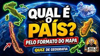 Você Reconhece o País Pelo Formato no Mapa? | Quiz de Geografia