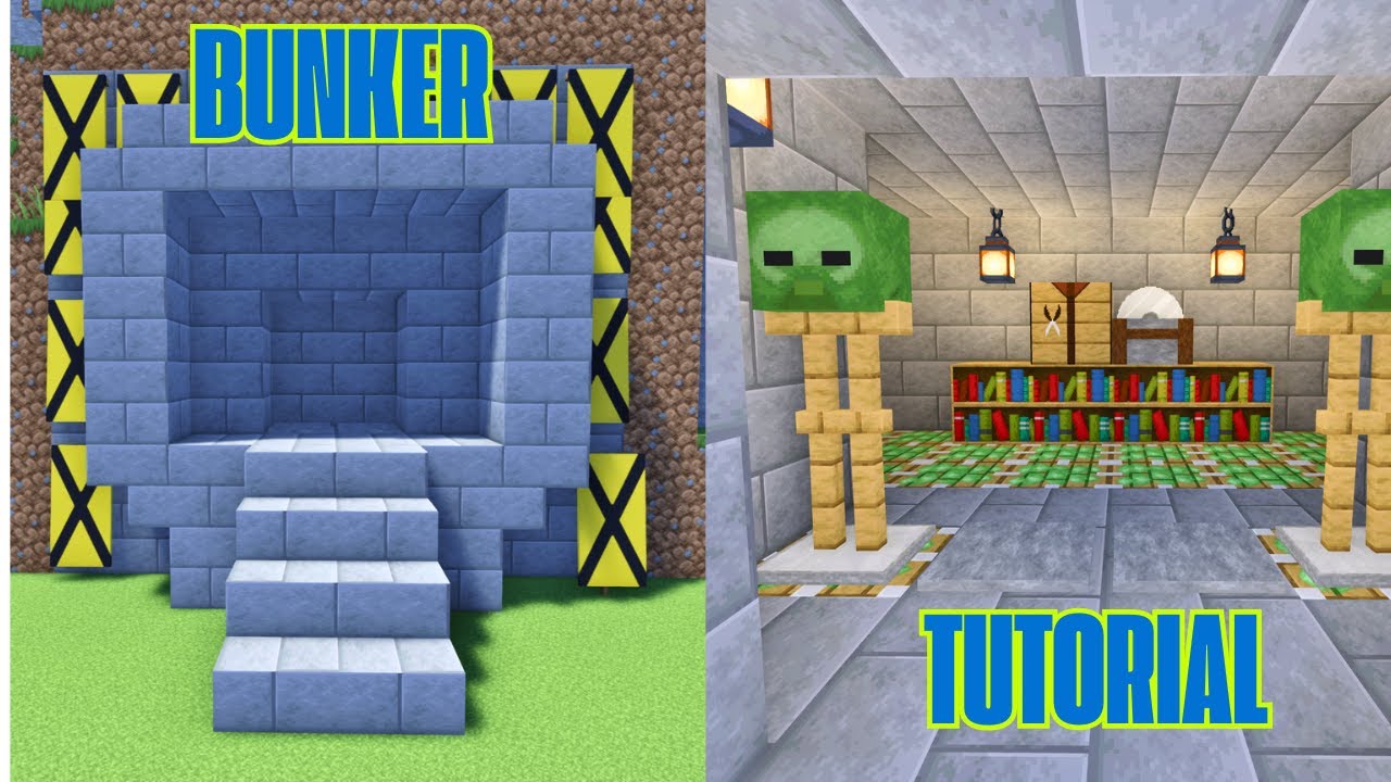 Ultimate Small Minecraft Bunker! (Tutorial)