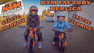 Kinder E-Bike - KTM Factory Replica Stacyc 12eDRIVE & 16eDRIVE
