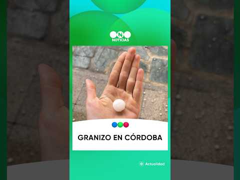 TORMENTA Y GRANIZO ESTE DOMINGO POR LA TARDE