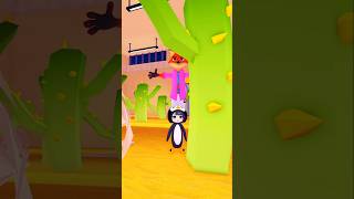 Gugugaga Penguin vs ZOOTOPIA POLICE FAMILY PRISON #roblox #shorts
