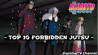 TOP 10 STRONGEST FORBIDDEN JUTSU (KINJUTSU)