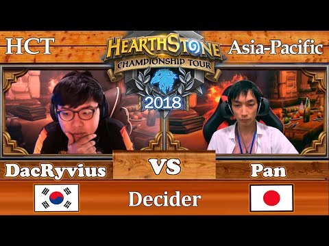 Hearthstone Asia-Pacific: DacRyvius vs Pan 09/08/2018