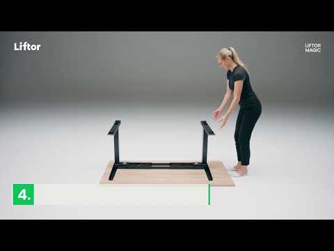 Liftor Magic – Instrucțiuni de montaj pentru birou reglabil pe înălțime