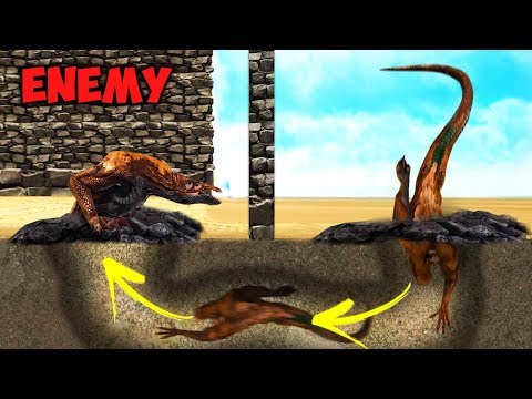 Using SKULL CRAWLERS To Get Under Ark Bases In PVP! - Ark Survival Evolved