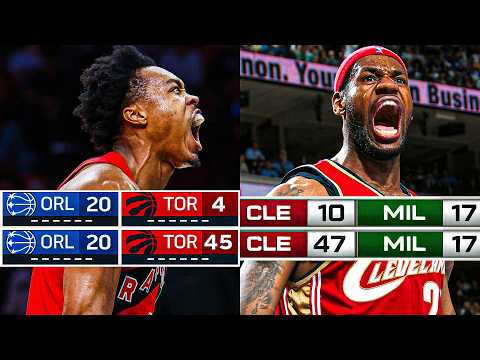 NBA "The Biggest Scoring Runs Ever!"🔥 MOMENTS