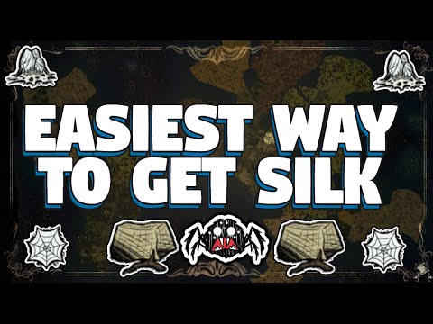 Easy way to get Silk in Don't Starve Together - Farm Spiders in DST - Killing Spider Don't Starve