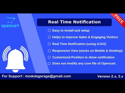 How To Install: Opencart Real Time Notification Module