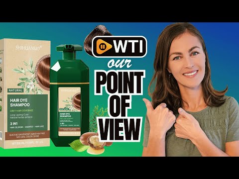 Hair Dye Shampoo 3 in 1 for Gray Hair Coverage - WTI product video review