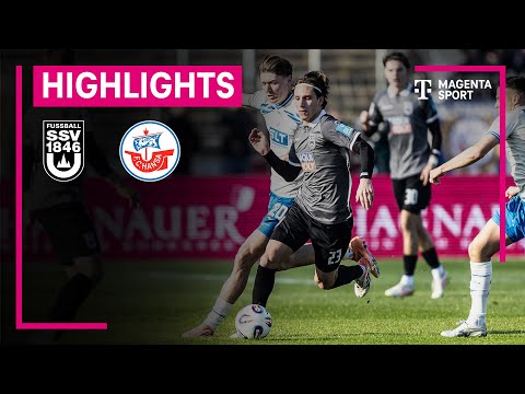 SSV Ulm 1846 - Hansa Rostock | Highlights 3. Liga | MAGENTA SPORT
