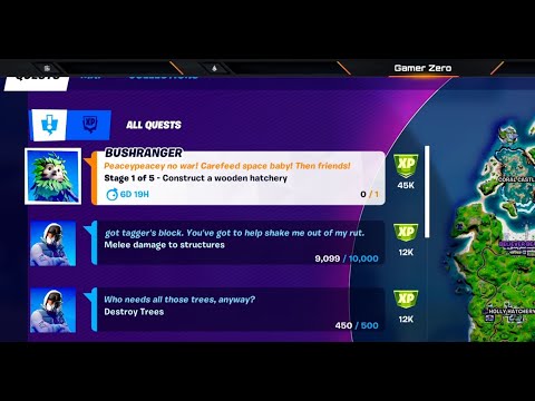 Construct a wooden hatchery - Fortnite Bushranger Quest