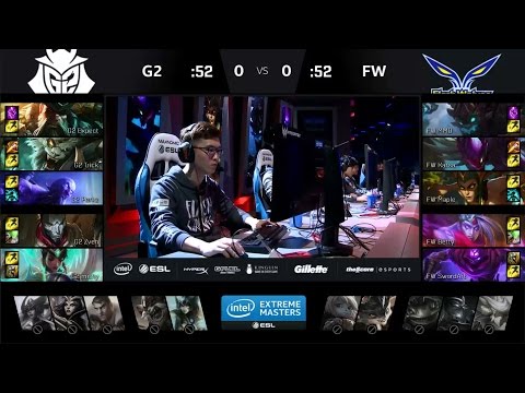 G2 vs FW Game 1 Highlights - G2 ESPORTS vs. FLASH WOLVES - Group B - IEM Katowice 2017