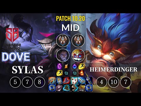 SB Dove Sylas vs Heimerdinger Mid - KR Patch 10.20
