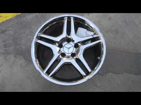 2006 Mercedes SL500 Wheels / Rim REAR WHEEL AMG CHROME - mbiparts.com Used OEM Mercedes Parts... OEM