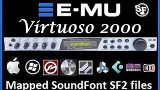 Video thumbnail for E-MU Virtuoso 2000 Orchestral Soundfont SF2 EMU SF2 Classical Symphonic Proteus by SF2 Downloads