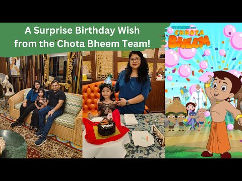 A Surprise Birthday Wish from Chota Bheem Team For Yashvi !