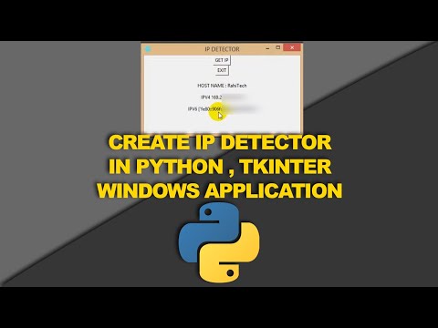 Create Ip Detector In Python Window Application Tkinter