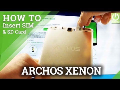How to Insert SIM & SD CARD in ARCHOS Xenon Tablet