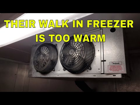 THEIR WALK IN FREEZER IS TOO WARM