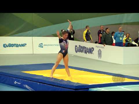 DELOGE Marie (FRA) - 2018 Trampoline Worlds, St. Petersburg (RUS) - Qualification Tumbling R1