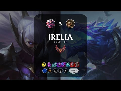Irelia Top vs Renekton - EUW Grandmaster Patch 13.6