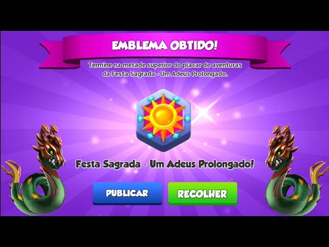 Dragon Mania Legends| Consegui o emblema!!! 🤩| Começou a masmorra com o Dragão Divino Hades!!!🔥🔥