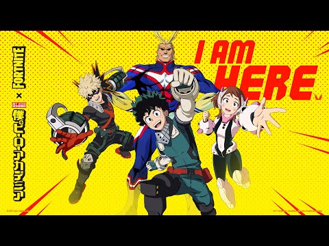 My Hero Academia Characters Shoto, Red Riot, and Pinky Join Fortnite