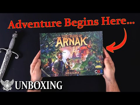 Lost Ruins of Arnak by Czech Games Edition - Unboxing - Components & First Impressions