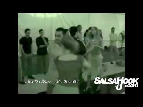 Alex Da Silva social dancing with Karina Pogosyan at the Los Angeles Salsa Congress