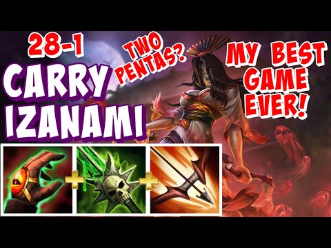 IZANAMI CARRY SMITE SEASON 9 IS BROKEN - MY BEST GAME EVER! TWO PENTAS?
