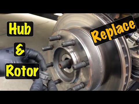 1995 - 2000 OBS GM 4x4 K Truck Front Brake Rotor & Wheel Hub Bearing Assembly Repair (Chevy & GMC)