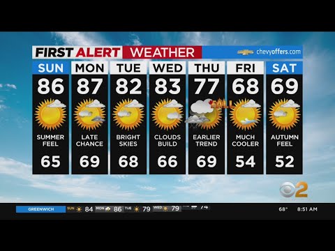 First Alert Weather: CBS2's 9/18 Sunday morning update