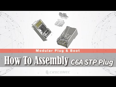 Cat.6A Shielded RJ45 Connector Assembly Instruction
