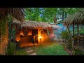 Build the Most Beautiful Kitchen Near Jungle Villa by Ancient Skills